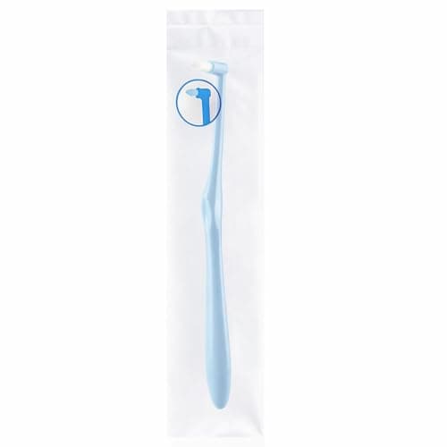 Image of 1 PCS Interspace Toothbrush, Interspace Compact Soft Slim Interspace Teeth Brush, Dental Brushes for Orthodontic Braces & Detail Cleaning - Blue