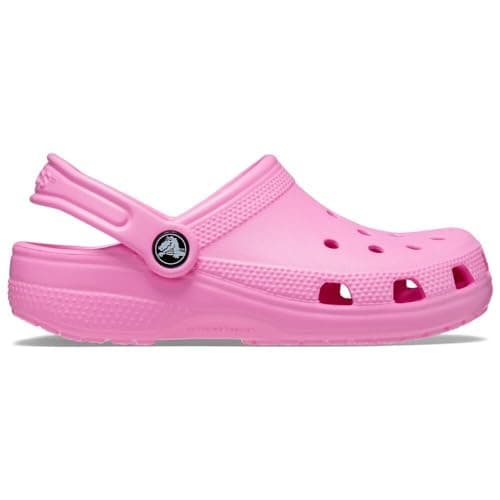 Image of Crocs Unisex Kids Classic Clog K Clogs, Taffy Pink, 4 UK