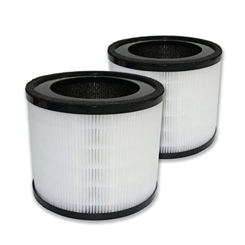 Image of PUREBURG Replacement Filter Compatible with Dimplex DXBRVAP5 Brava 5 Stage Air Purifier, 2-Pack H13 True HEPA Activated Carbon 2-in-1 For Air Clean Dust VOCs Odor 3-Stage Filtration