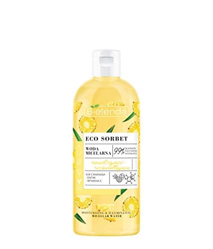Image of Bielenda - ECO SORBET - Moisturizing & illuminating Micellar Water - Moisturizing and illuminating micellar water - Pineapple - 500 ml