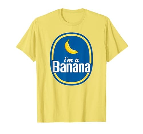 Image of I'm A Banana Costume Halloween Fruit Sticker Yellow Funny T-Shirt