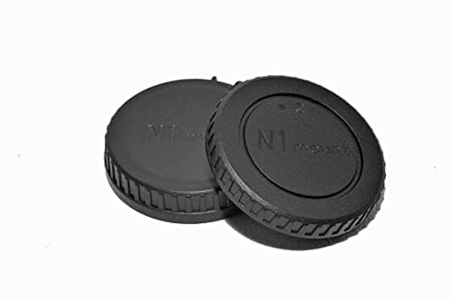 Image of Kood Body Cap & Camera Rear Len Cover for Nikon N1 Mount Nikon 1 N1 Lens and Nikon 1 Mirrorless Cameras J1 J2 J3 J4 V1 V2 V3 S1 S2 AW1