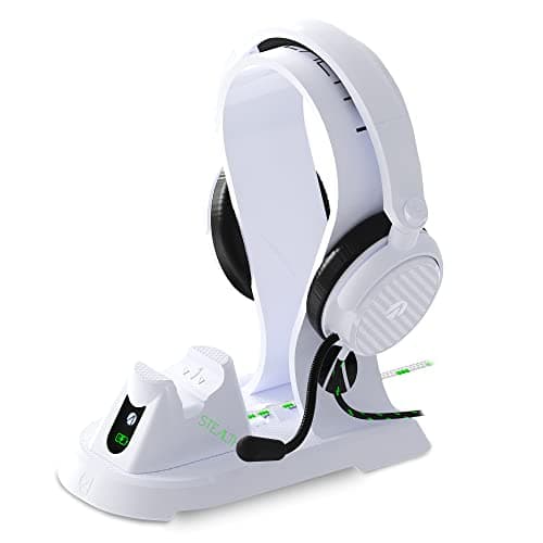 Image of STEALTH SX-C160 XBOX One Gaming Station - Gaming Headset, Headset Stand, Storage Base, Charging Dock, High-Capacity Battery Pack & USB Play & Charge Cable