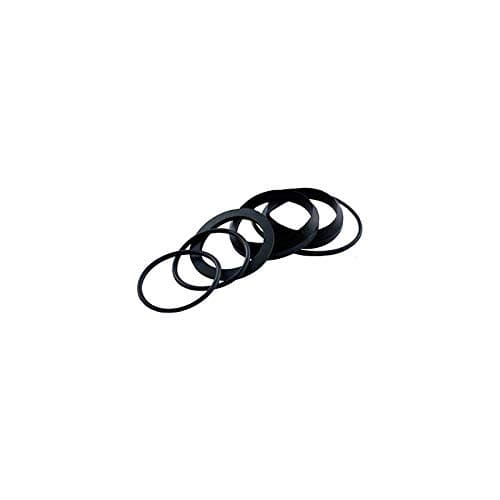 Image of Oracstar 1 1/2" Black Sink Waste Washer - Pack of 6