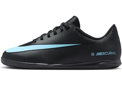 Image of Nike Kids Jr Vapor 16 Club Ic Futsal Shoes, Black/Ice Blue, 2