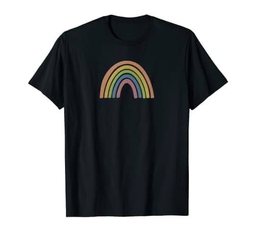 Image of Pastel Rainbow Art T-Shirt