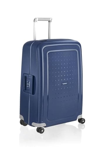Image of Samsonite S'Cure - Spinner M Suitcase, M (69 cm), 79 L, Blue (Dark Blue)
