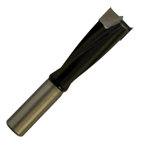 Image of Rennie Tools - 12mm x 41mm Flute x 10mm Shank TCT Tipped Dowel Drill Bit/Lip & Spur R/H For Hand Held Or CNC Router