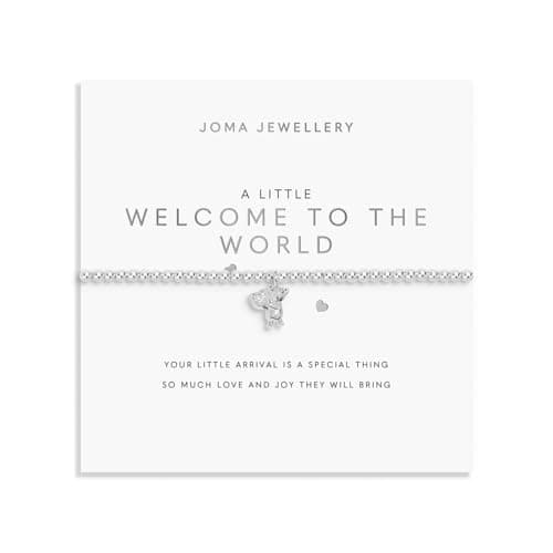 Image of Joma Jewellery A LITTLE WELCOME TO THE WORLD Silver Plated Bracelet 17.5cm stretch