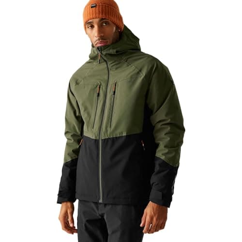 Image of Regatta Mens Highton Puffer Jacket Waterproof Stretch Insulated Padded Winter Coat