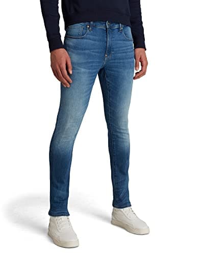 Image of G-STAR Men's Revend Skinny Jeans, Multicolour (medium indigo aged 51010-8968-6028), 31W / 30L