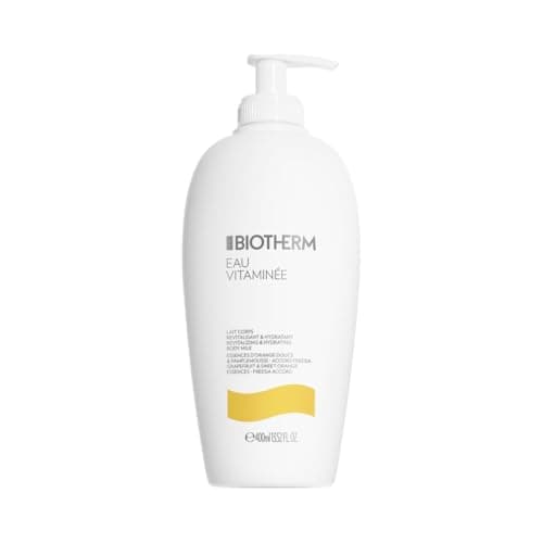 Image of Biotherm Eau Vitaminee Body Milk, Moisturising Body Lotion for Women, Revitalising Body Milk with Life Plankton, Ceramides & Vitamin B5, for a Smooth Skin Feeling, 400 ml