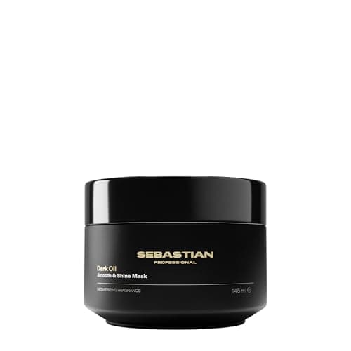 Image of Sebastian Professional Dark Oil Smooth and Shine Mask – Deeply Nourishing Lightweight & Anti Frizz Hair Treatment for Silky, Shiny Hair (145ml)