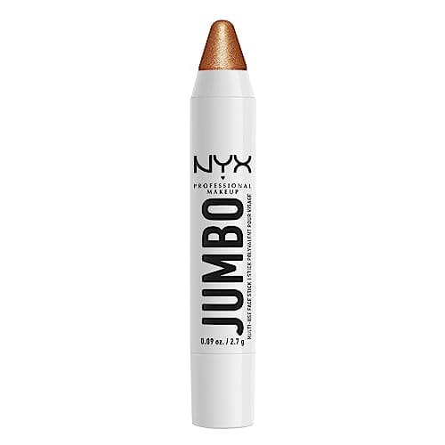 Image of NYX Professional Makeup Multi-Use Highlighter Stick, Weightless Buildable Formula with Jojoba Oil, Twist-Up – No Need To Sharpen, Vegan and Cruelty-Free, 2.7 g, Shade: Apple Pie