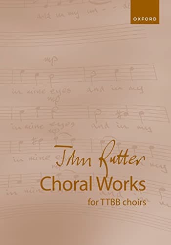 Image of John Rutter Choral Works for TTBB choirs: Vocal score