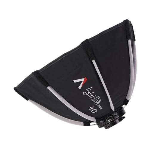 Image of Aputure Light Dome 40 15.75-Inch Circular 8-Corner Design Mini Softbox with ProLock Mount, Reflective Silver Lining, and Quick-Release Latch for Storm 80c