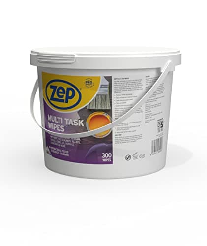 Image of Zep Multi-Task Wipes - 300 Pack, Paint Remover Wipes, Stain Removal Wet Wipes, Hand Wipes, Multi Purpose Cleaner Wipes,Wipes Antibacterial Surface Cleaning, Big Wipes, car Wipes, Cleaning Wipes