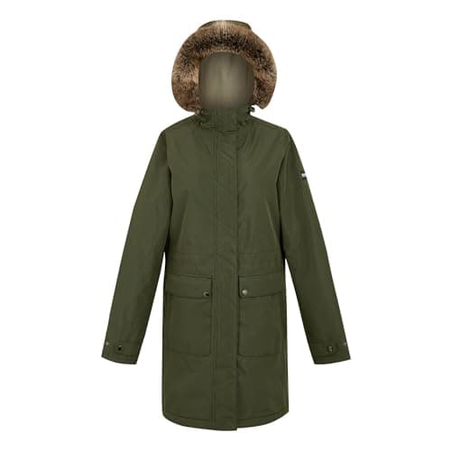 Image of Regatta Women's Sabinka II Fur Trim Parka Jacket with Isotex 10000 fabric, perfect for Walking & Outdoors
