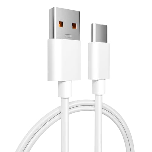 Image of OXZEEWEE USB A to USB C Cable [2M/6FT], USB A to USB C 3A Fast Charging & Data Sync Transfer Cord for Phones, Laptops, Tablets, and Other USB-C Devices (USB 2.0, White)