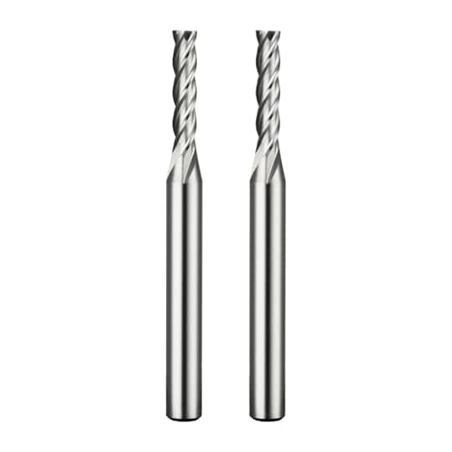 Image of 5x68mm,HSS Long Length 4 Flute End Mill, Long Reach Neck Cutter for Deep Slot Milling, Aluminum, Plastic, Single Piece, for CNC & Manual Mill DRINYOUNG (4-Flute, 5mm Extended（2pcs）)