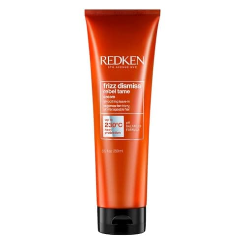 Image of Redken | Heat Protection Smoothing Cream, Babassu Oil, Frizz Dismiss Rebel Tame, 250 ml