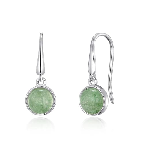 Image of Philip Jones Green Aventurine Drop Earrings