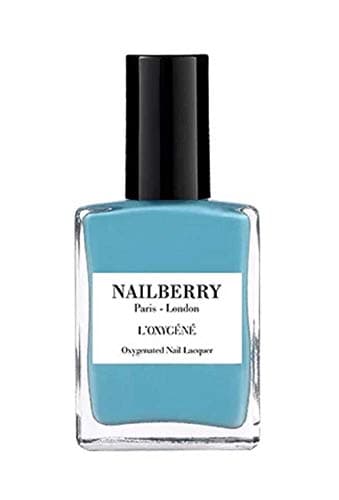 Image of Nailberry L'Oxygéné Oxygenated Nail Lacquer | Santorini, 15ml | Polish for a Healthier Manicure & Long Lasting Colour | 12-Free, Vegan, Halal, Cruelty & Gluten Free