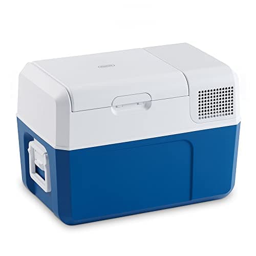 Image of MOBICOOL MCF32 - 31 l Compressor Cooler, Blue/Grey, Cool Box 12/24 V DC / 100 -240 V AC, Cool Box, Mini Fridge for Car, Truck, Boat, Motorhome and Power Socket