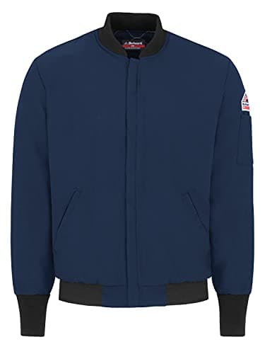 Image of Bulwark Men's Flame Resistant 6.5 Oz Nomex IIIA Team Jacket, Navy, Navy, XXXL