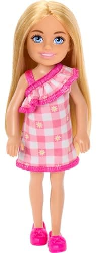 Image of Barbie - Chelsea Core Doll - Checked Dress/Toys