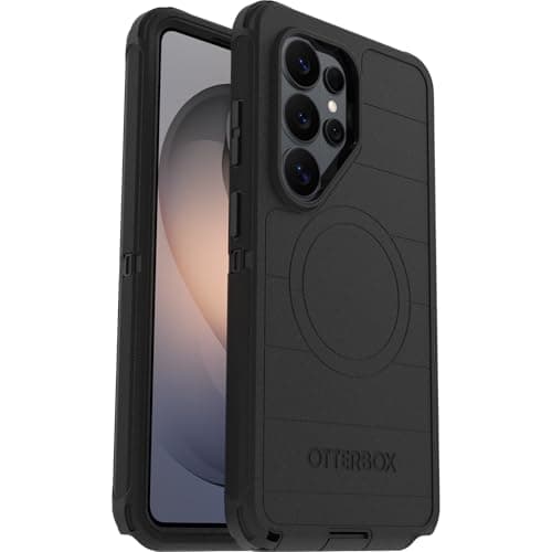 Image of OtterBox Defender Series Pro Case with Magnets for Samsung Galaxy S26 Ultra, Shockproof, Drop Proof, Ultra-Rugged, Protective Case, 7x Tested to Military Standard, Black, Non-Retail Packaging