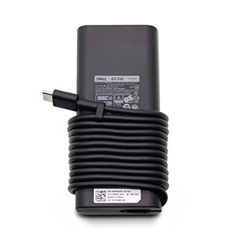 Image of New For Dell USB-C Laptop Charger for Dell Chromebook 3400, 3100, 3110, 5190 2-in-1, Inspiron Chromebook 7486 65W Power Adapter Type-C Power Supply UK Cable