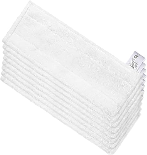 Image of KEEPOW Pack of 8 Microfibre Cloths for Kärcher SC1 SC2 SC3 SC4 SC5 Accessories, Replacement Cloths for Kärcher Steam Cleaner SC Easy Fix Series