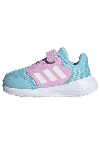 Image of adidas Unisex Baby TENSAUR Run 3.0 Shoes Infants, Icey Blue/FTWR White/Bliss Lilac, 7.5 UK Child