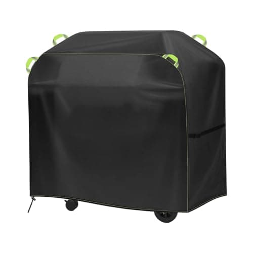 Image of Heavy-Duty Grill Cover 30" 57" Adjustable Windproof Straps 420D Oxford Fabric Reflective Handle BBQ Accessories