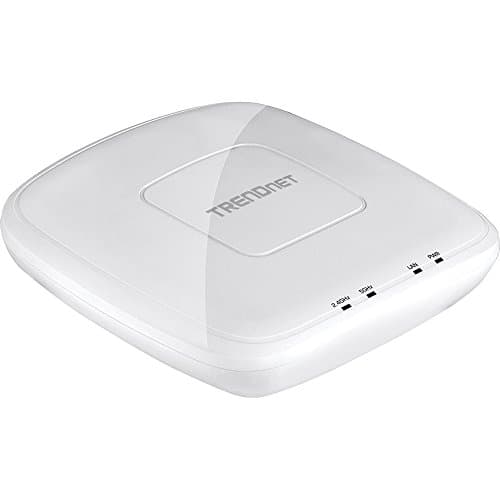 Image of TRENDnet AC1750 Dual Band PoE Access Point, TEW-825DAP, 1300Mbps Wi-Fi AC+450 Mbps Wi-Fi N, WDS Bridge, WDS Station, Repeater Modes, Band Steering, Wi-Fi Traffic Shaping, Up to 8 SSIDs-16 Total, IPv6