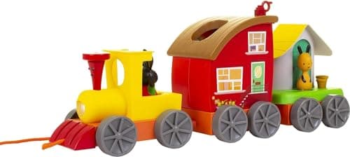 Image of Bing’s Train and Mini Play Sets, Light Up Musical Train, Cbeebies TV Show, With Bing and Flop Figurines, Activity Playset, Age 12m+