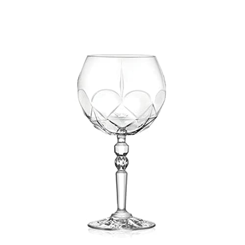 Image of RCR Set of 6 goblets in crystalline glass for Gin Tonic cl 58 Alkemist sizes cm 20,8h diam.10,8