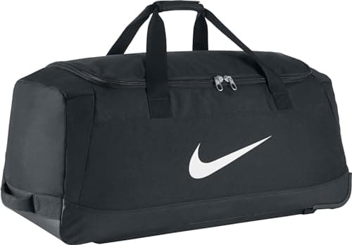 Image of Nike Club Team Swoosh Roller Bag 3.0 Sport Duffel, 82 cm, 120 liters, Black (White)
