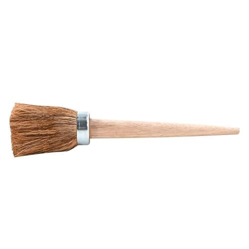 Image of Faithfull Tar Hand Brush – FSC® Certified Wooden Handle with Stiff Natural Bristles for Tar Application, Bitumen Spreading & Heavy-Duty Cleaning Tasks