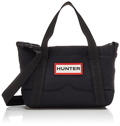 Image of HUNTER Nylon Mini Tote Bag for Women Model UBS1203KBM Color Black.