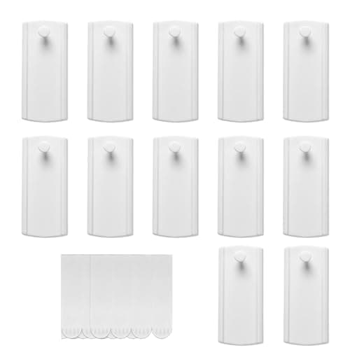 Image of 12Pcs Command Picture Hooks No Nails, Adhesive Picture Hooks, Removable Adhesive Picture Hanging Strips Heavy Duty, Self Adhesive Hooks for Hanging Pictures,Frames and Wall Decorations
