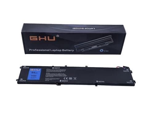 Image of GHU 4GVGH Battery Compatible with Dell Precision 5510, Dell XPS 15 9550 - Premium 84Wh, UL Tested, Fast Charging, 1P6KD