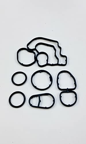 Image of Oil Cooler Complete Gasket Set Compatible with Jeep Wrangler JK 2.8CRD 2007-2018 EEP/JK/063A