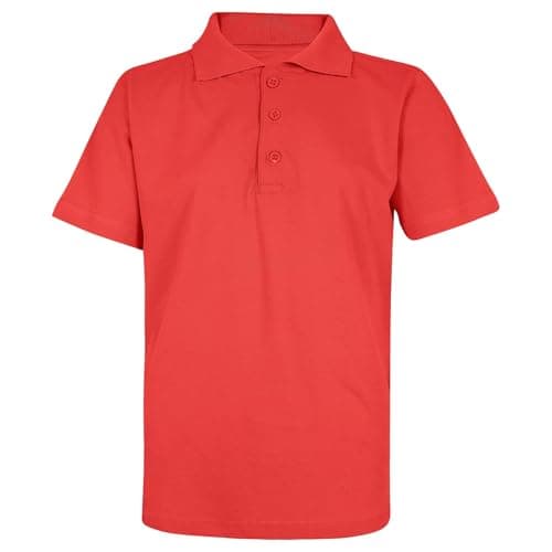 Image of A2Z 4 Kids Boys Polo T Shirts Plain Summer Tank Top - PL Polo T Shirt Red 11-12