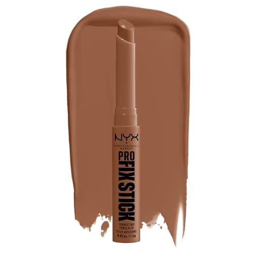 Image of NYX Professional Makeup Correcting Concealer Stick, Covers Blemishes, Dark Spots and Discolouration, 12H Wear, Infused with Hyaluronic Acid, Vegan Formula, Pro Fix Stick, Sienna