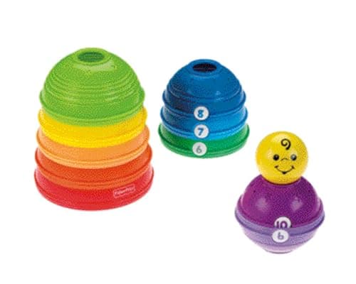 Image of Fisher-Price W4472 Stack and Roll Cups