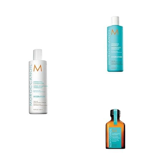 Image of Moroccanoil Hydrating Shampoo and Conditioner with Moroccanoil Treatment 25 ml