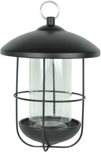 Image of Supa Metal Lantern Wild Bird Seed & Sunflower Heart Contemporary Feeder, That Is Designed to Enhance Your Garden, Made from Premium Quality Materials, Easy to Fill & Easy to Clean.