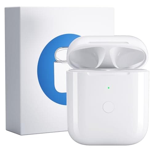 Image of Wireless Charging Replacement Compatible with Air Pods 1 and 2, Airpods Case with Bluetooth Button for Pairing, 700 mAh Airpod Charging Case Replacement